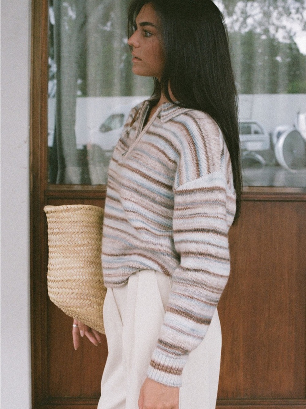 Rhythm Coastal Drift Zip Sweater